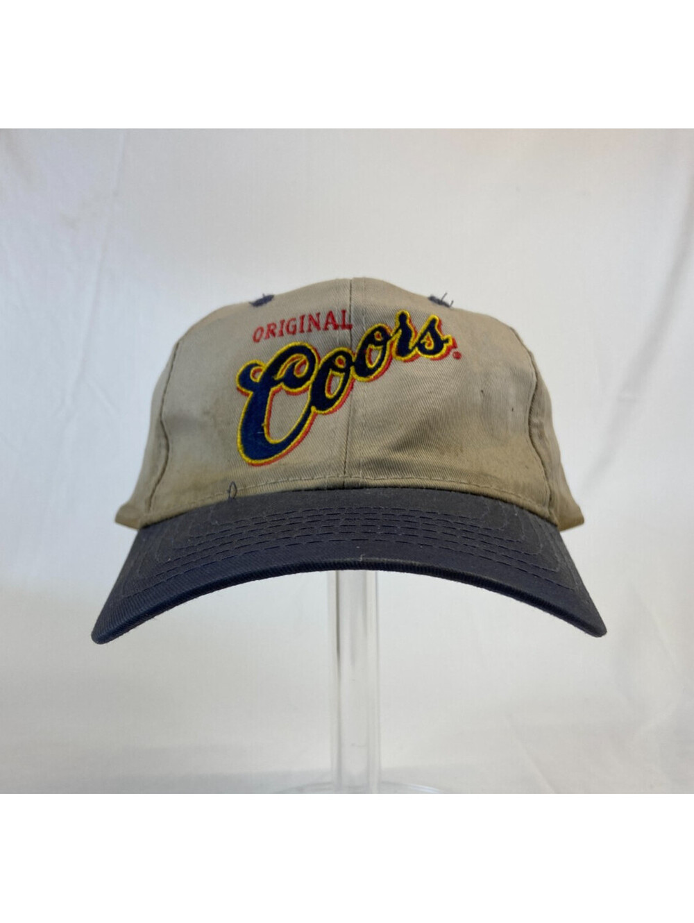 Original Coors Baseball Cap Buckleback Khaki Hat Outdoor Classic Adjustable OSFA